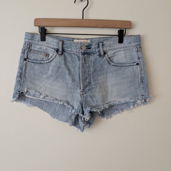 We The Free Pants - We The Free Womens 30 Cut Off Denim Jean Shorts Streetwear Boho Classic Preppy